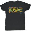Back To The Future Mens S/S T-Shirt - Say Hi - Heather Black Heather Hoodie, Sweatshirt | CiraTrend.com
