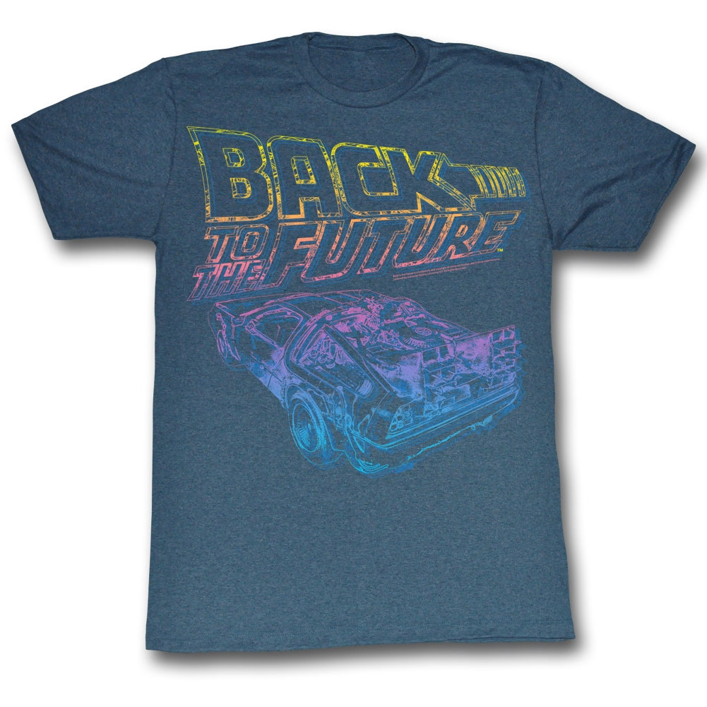 Back To The Future Mens S/S T-Shirt - Now You See It - Heather Navy Heather Hoodie, Sweatshirt | CiraTrend.com