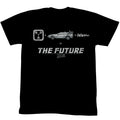 Back To The Future Mens S/S T-Shirt - The Future - Solid Black Hoodie, Sweatshirt | CiraTrend.com