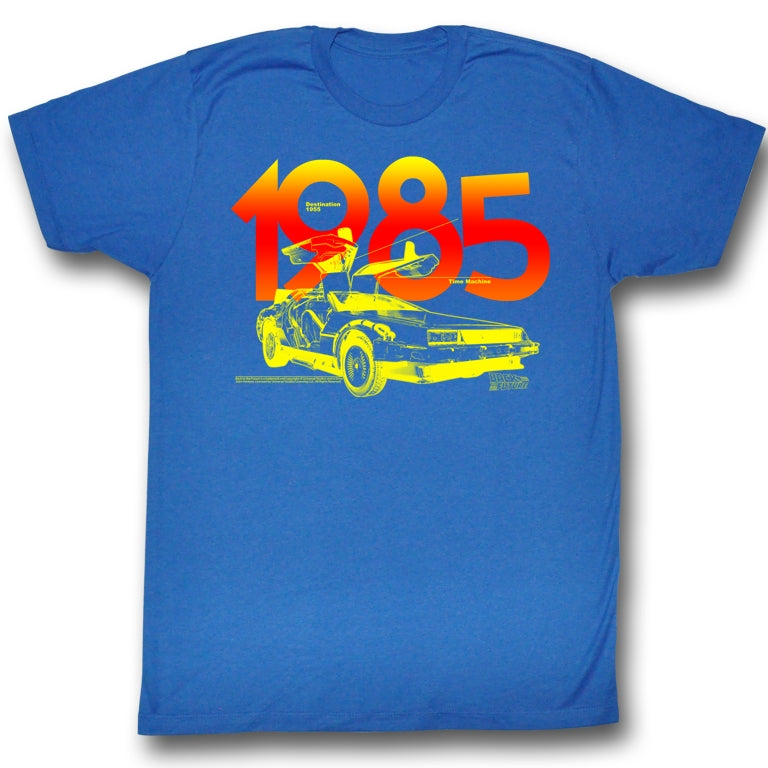 Back To The Future Mens S/S T-Shirt - Way Ba - Solid Royal Hoodie, Sweatshirt | CiraTrend.com
