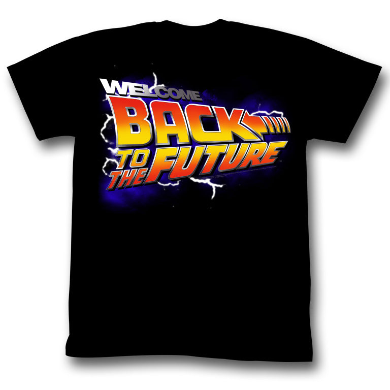 Back To The Future Mens S/S T-Shirt - Wbs - Solid Black Hoodie, Sweatshirt | CiraTrend.com