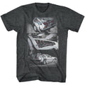 Back To The Future Mens S/S T-Shirt - Hipster To The Future - Heather Black Heather Hoodie, Sweatshirt | CiraTrend.com
