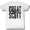 Back To The Future Mens S/S T-Shirt - Great Scott - Solid White Hoodie, Sweatshirt | CiraTrend.com