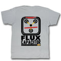 Back To The Future Mens S/S T-Shirt - Fluxin - Solid Silver Hoodie, Sweatshirt | CiraTrend.com