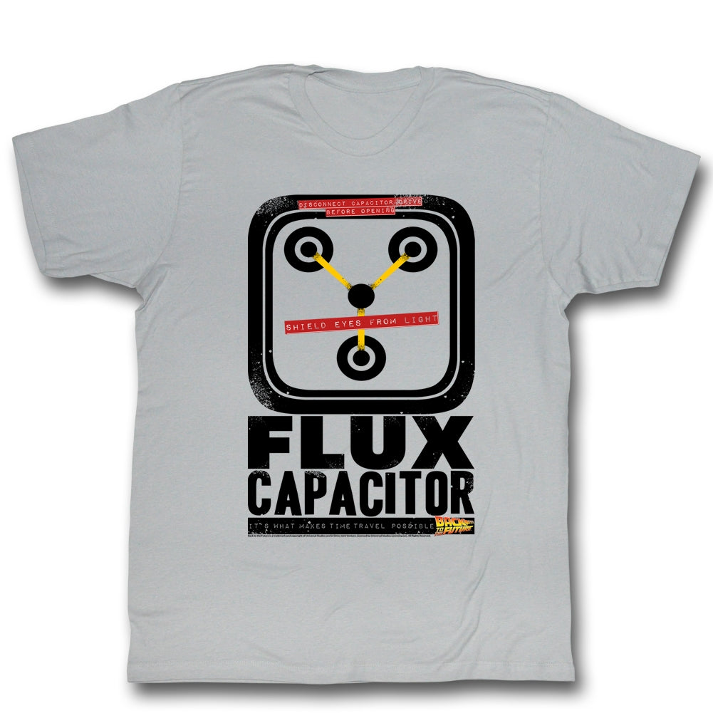 Back To The Future Mens S/S T-Shirt - Fluxin - Solid Silver Hoodie, Sweatshirt | CiraTrend.com
