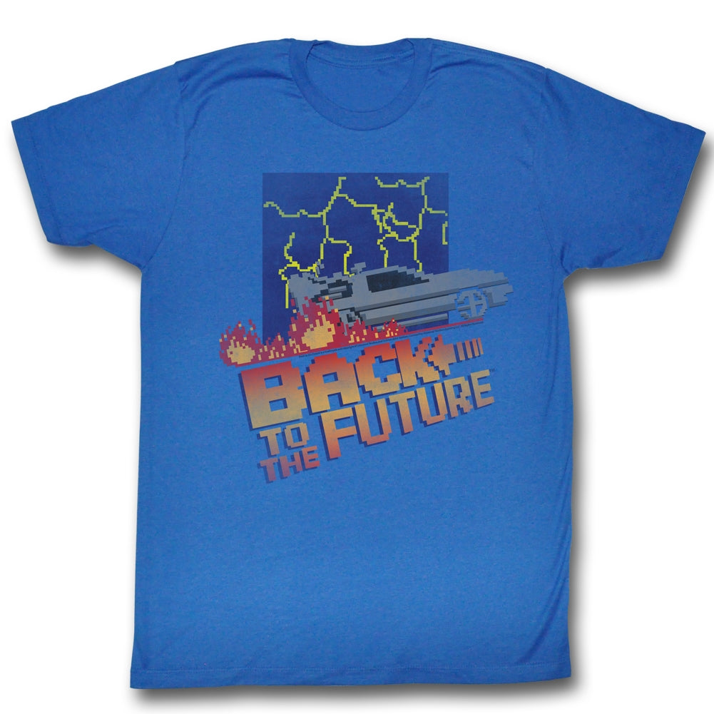Back To The Future Mens S/S T-Shirt - Nes Cover - Solid Royal Hoodie, Sweatshirt | CiraTrend.com