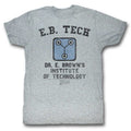 Back To The Future Mens S/S T-Shirt - Eb Tech - Heather Gray Heather Hoodie, Sweatshirt | CiraTrend.com