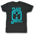 Back To The Future Mens S/S T-Shirt - Flux - Solid Black Hoodie, Sweatshirt | CiraTrend.com
