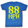 Back To The Future Mens S/S T-Shirt - 88Mph - Solid Royal Hoodie, Sweatshirt | CiraTrend.com