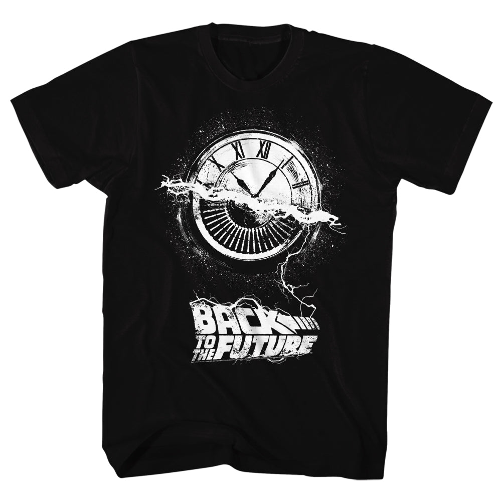 Back To The Future Mens S/S T-Shirt - Wheel Of Time - Solid Black Hoodie, Sweatshirt | CiraTrend.com