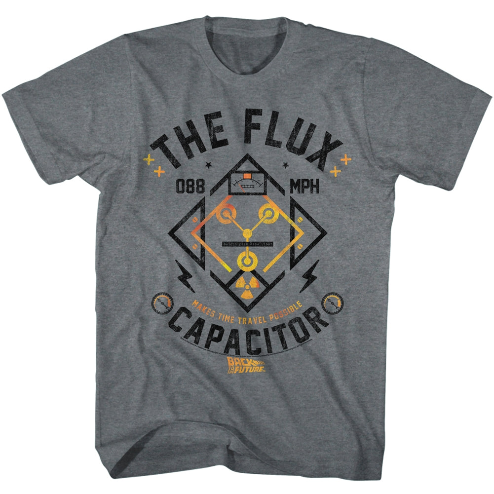 Back To The Future Mens S/S T-Shirt - Flux Streetwear - Heather Graphite Heather Hoodie, Sweatshirt | CiraTrend.com