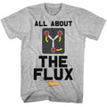 Back To The Future Mens S/S T-Shirt - All About Flux - Heather Gray Heather Hoodie, Sweatshirt | CiraTrend.com