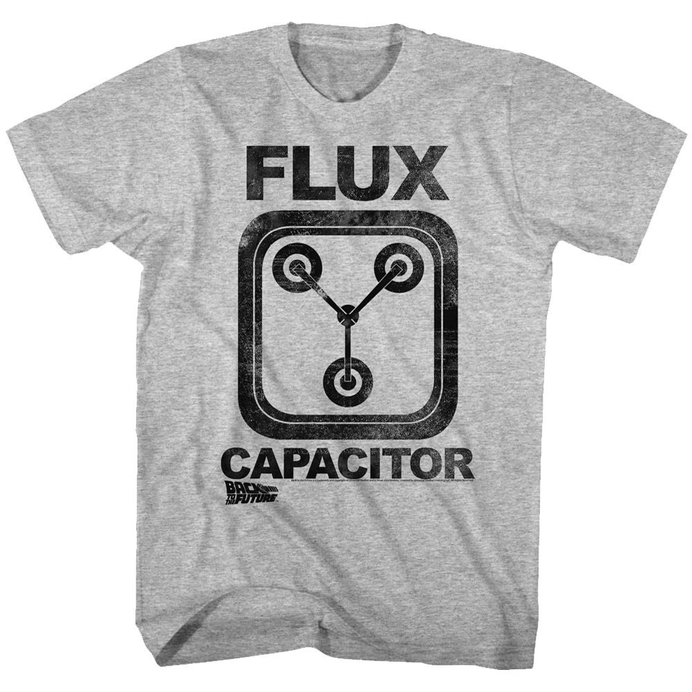 Back To The Future Mens S/S T-Shirt - Flux Capacitor - Heather Gray Heather Hoodie, Sweatshirt | CiraTrend.com