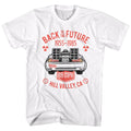 Back To The Future Mens S/S T-Shirt - Vintage Dmc Back - Solid White Hoodie, Sweatshirt | CiraTrend.com