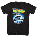 Back To The Future Mens S/S T-Shirt - Out Of Time - Solid Black Hoodie, Sweatshirt | CiraTrend.com