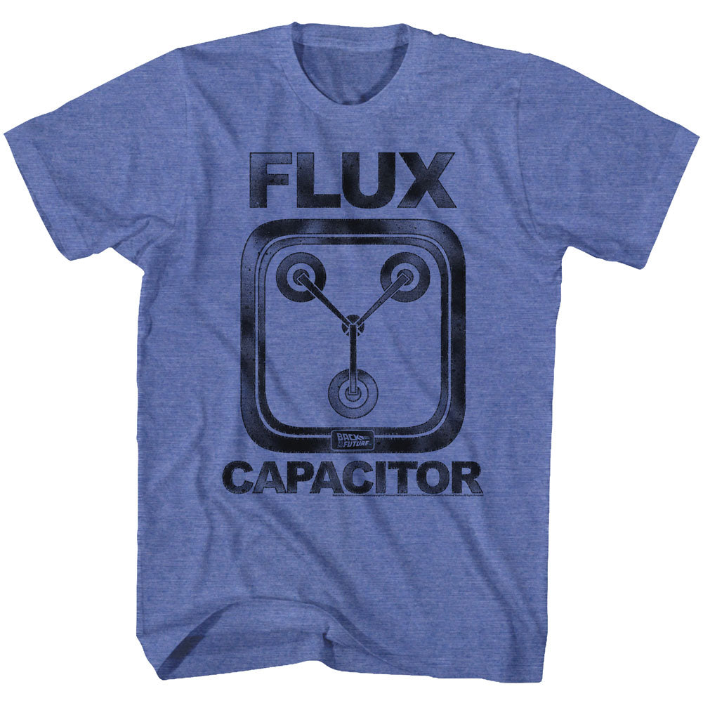 Back To The Future Mens S/S T-Shirt - Flux - Heather Royal Heather Style001 Hoodie, Sweatshirt | CiraTrend.com