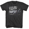 Back To The Future Mens S/S T-Shirt - Faded Bttf - Heather Black Heather Hoodie, Sweatshirt | CiraTrend.com