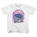 Back To The Future Toddler S/S T-Shirt - Airbrush - Solid White Hoodie, Sweatshirt | CiraTrend.com