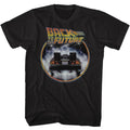 Back To The Future Mens S/S T-Shirt - Back To The Back - Solid Black Hoodie, Sweatshirt | CiraTrend.com