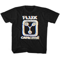 Back To The Future Toddler S/S T-Shirt - Flux - Solid Black Hoodie, Sweatshirt | CiraTrend.com