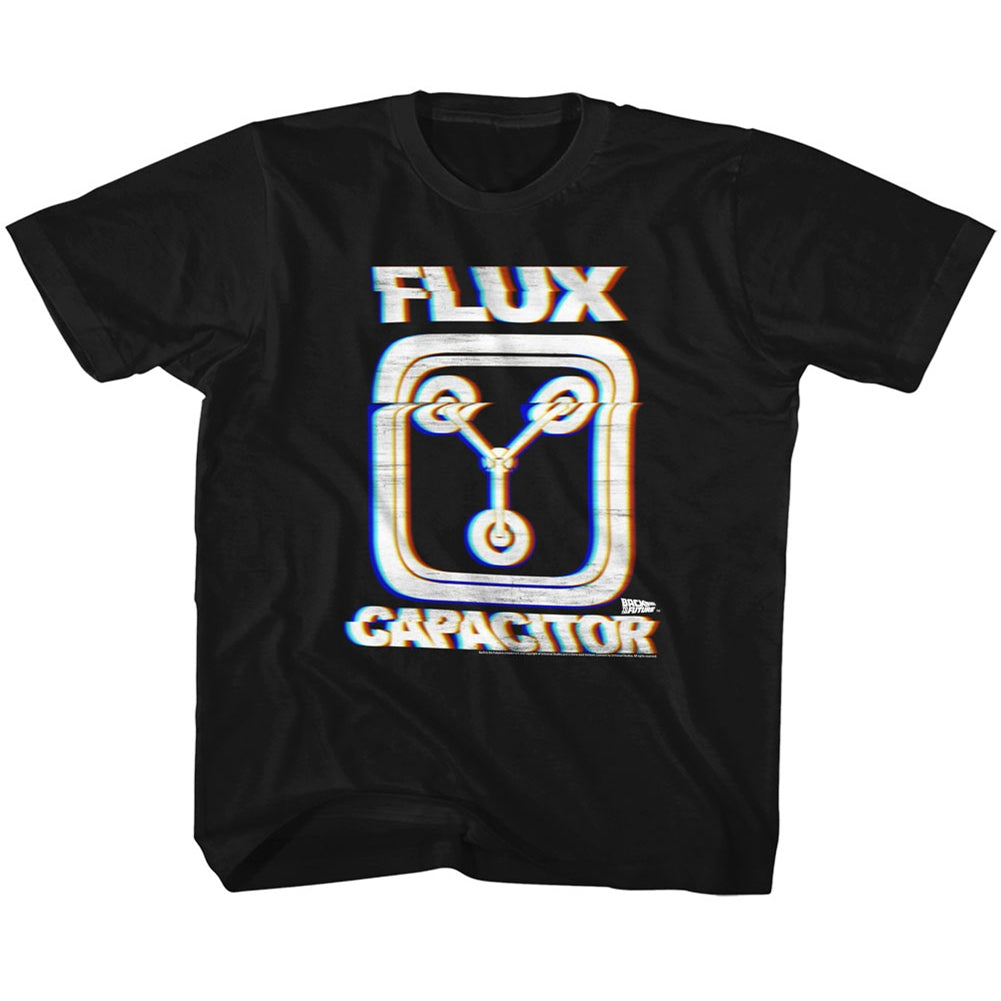 Back To The Future Toddler S/S T-Shirt - Flux - Solid Black Hoodie, Sweatshirt | CiraTrend.com