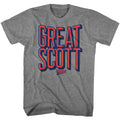 Back To The Future Mens S/S T-Shirt - Great Scott - Heather Graphite Heather Hoodie, Sweatshirt | CiraTrend.com