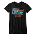 Back To The Future Girls Juniors S/S T-Shirt - Neon - Solid Black Hoodie, Sweatshirt | CiraTrend.com