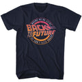 Back To The Future Mens S/S T-Shirt - Logo&Quote - Solid Navy Hoodie, Sweatshirt | CiraTrend.com