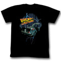 Back To The Future Mens S/S T-Shirt - Lightning Car - Solid Black Hoodie, Sweatshirt | CiraTrend.com