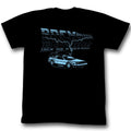 Back To The Future Mens S/S T-Shirt - Ride The Lightning - Solid Black Hoodie, Sweatshirt | CiraTrend.com