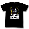 Back To The Future Mens S/S T-Shirt - In Space - Solid Black Hoodie, Sweatshirt | CiraTrend.com