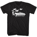 Back To The Future Mens S/S T-Shirt - Car - Solid Black Hoodie, Sweatshirt | CiraTrend.com