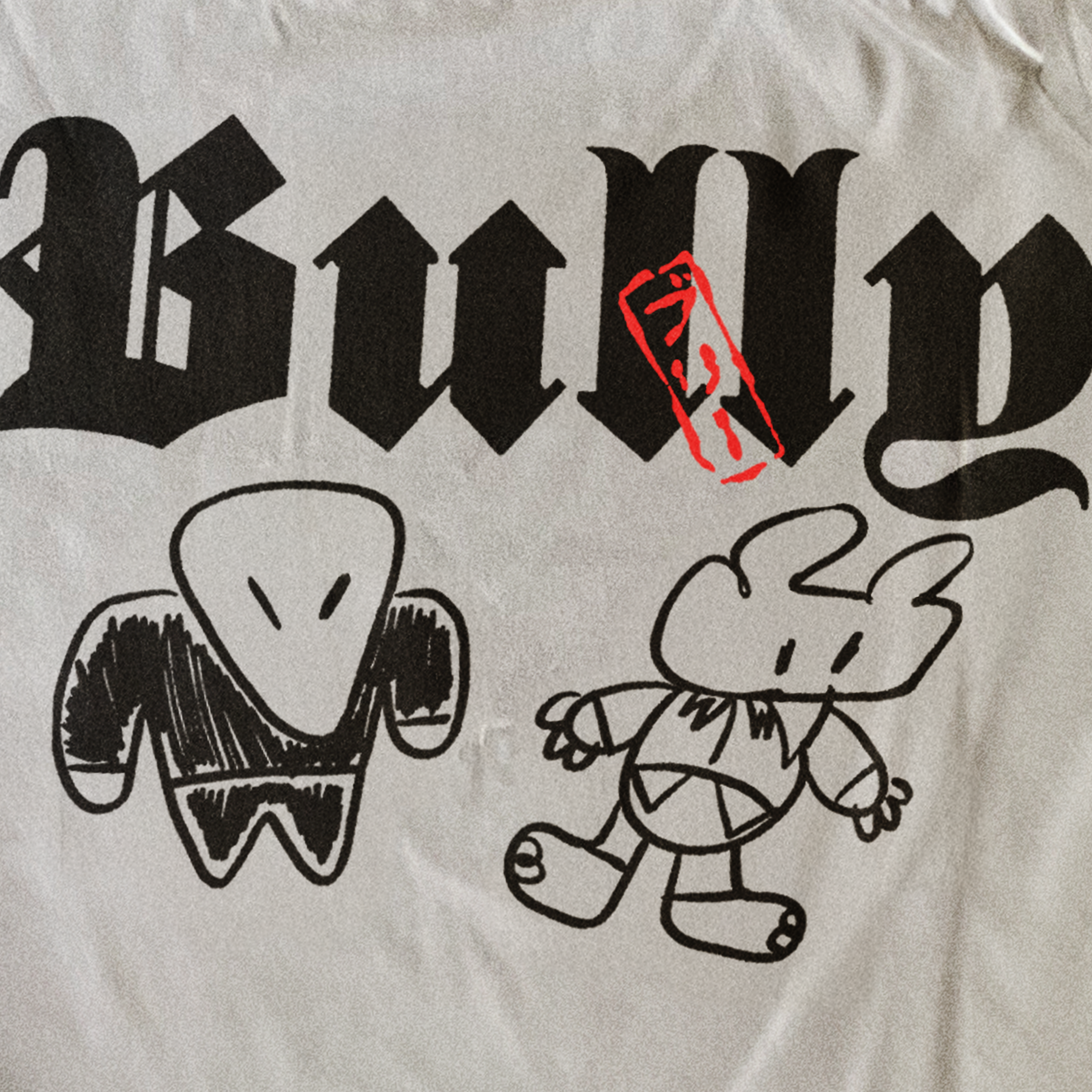 YE 'BULLY' HEAVYWEIGHT WHITE T-SHIRT Hoodie, Sweatshirt | CiraTrend.com (Image 2)