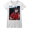 Baywatch Girls Juniors S/S T-Shirt - The Hoff - Solid White Hoodie, Sweatshirt | CiraTrend.com