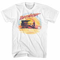 Baywatch Mens S/S T-Shirt - Airbrush - Solid White Hoodie, Sweatshirt | CiraTrend.com