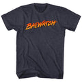 Baywatch S S Baewatch Logo Heather Navy Heather T-Shirts, Hoodie, Sweatshirt