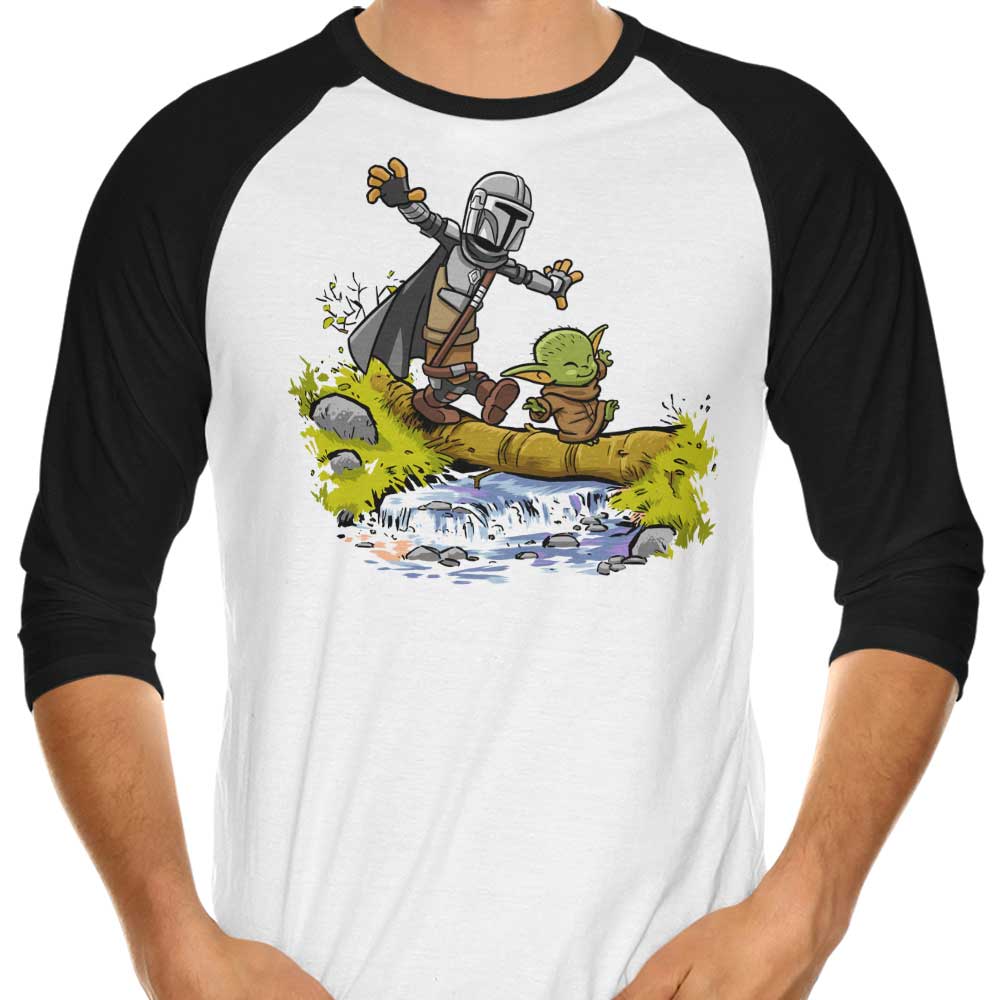 Baby and Merc - 3/4 Sleeve Raglan T-Shirt Hoodie, Sweatshirt | CiraTrend.com (Image 4)