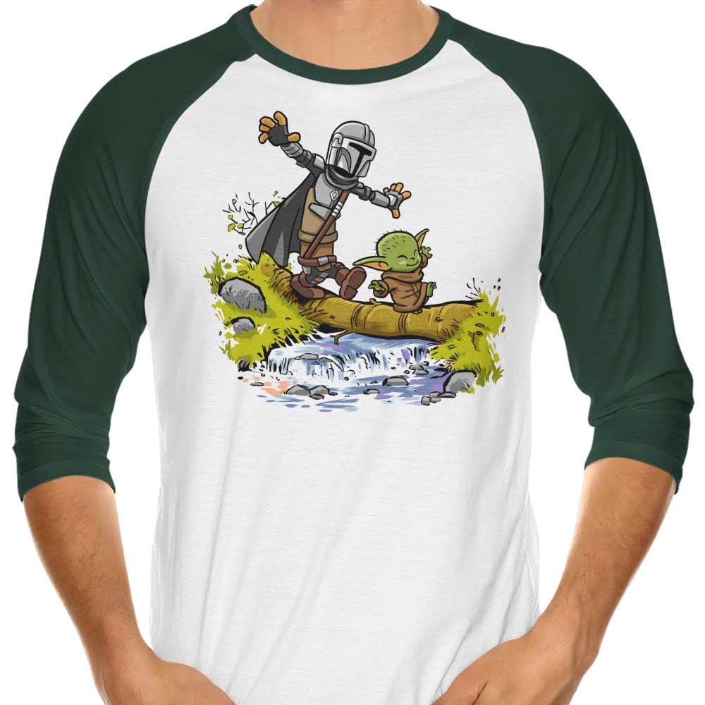 Baby and Merc - 3/4 Sleeve Raglan T-Shirt Hoodie, Sweatshirt | CiraTrend.com (Image 3)