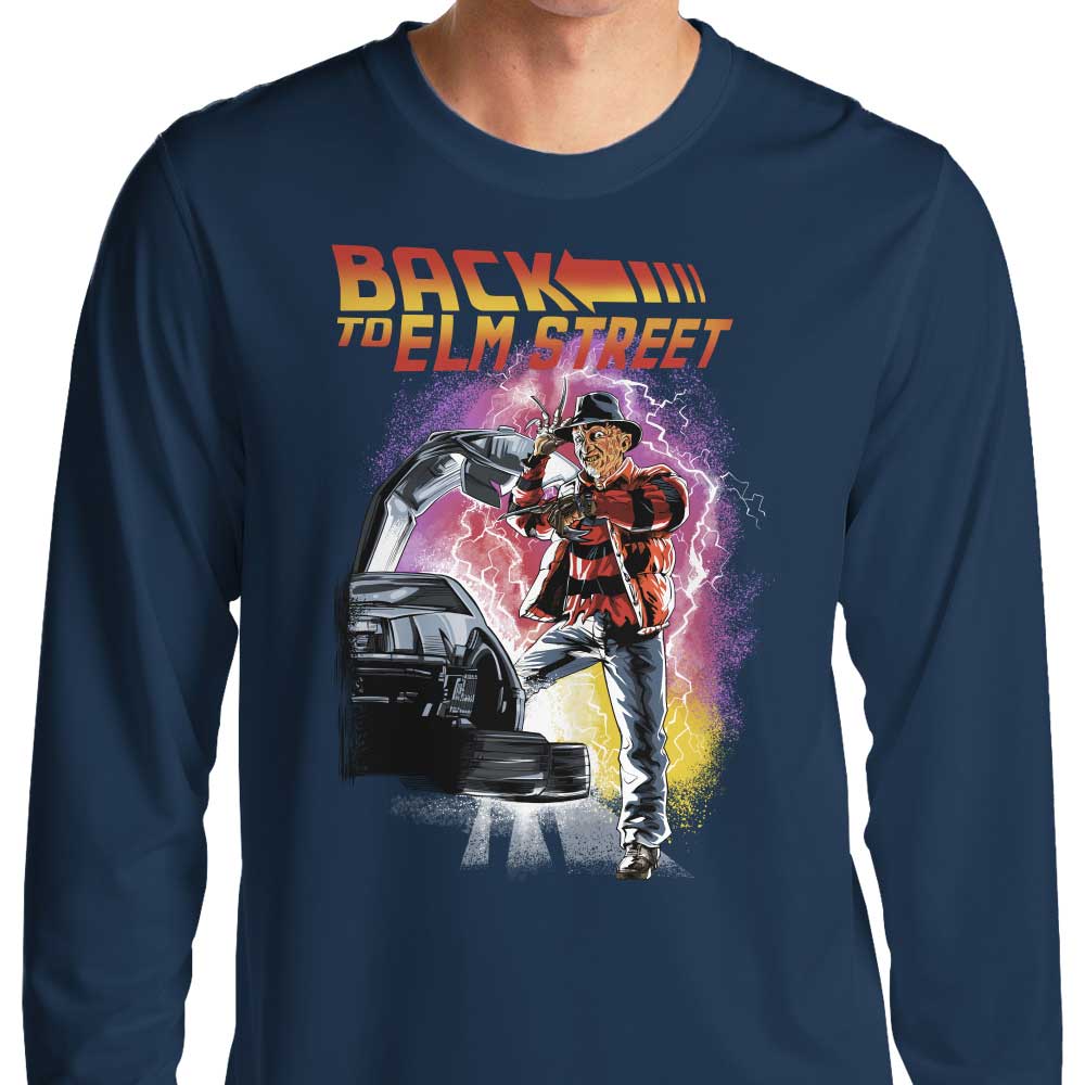 Back to Elm Street - Long Sleeve T-Shirt Hoodie, Sweatshirt | CiraTrend.com (Image 3)