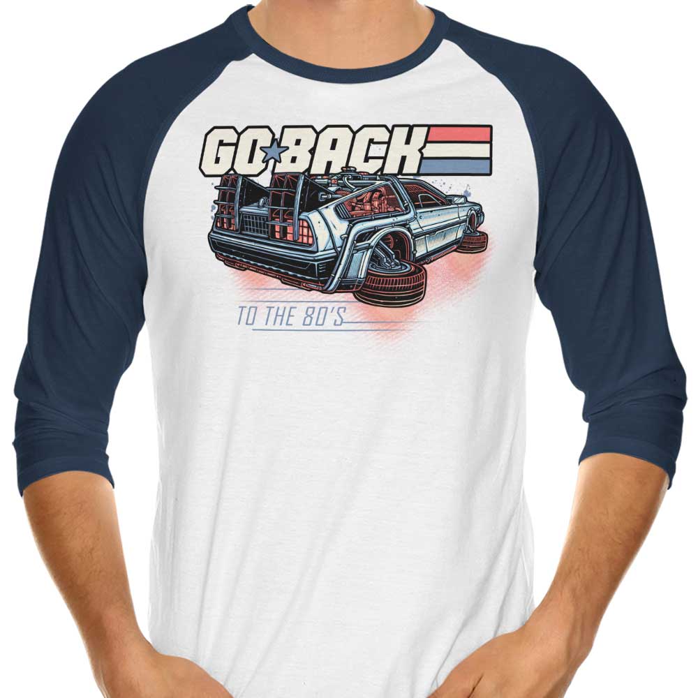 Back to the 80's - 3/4 Sleeve Raglan T-Shirt Hoodie, Sweatshirt | CiraTrend.com (Image 3)