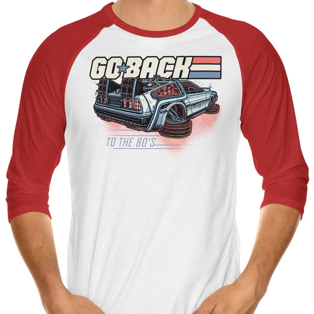 Back to the 80's - 3/4 Sleeve Raglan T-Shirt Hoodie, Sweatshirt | CiraTrend.com (Image 4)