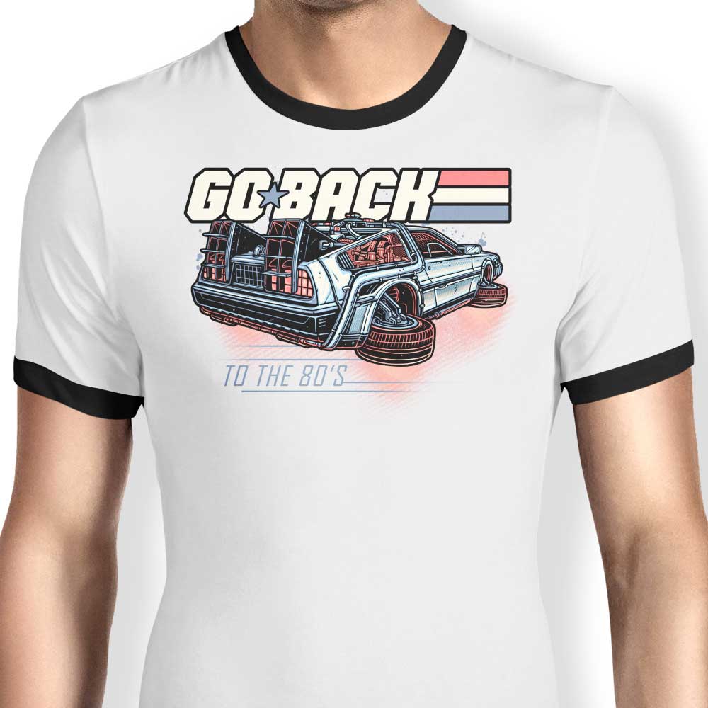 Back to the 80's - Ringer T-Shirt Hoodie, Sweatshirt | CiraTrend.com (Image 1)