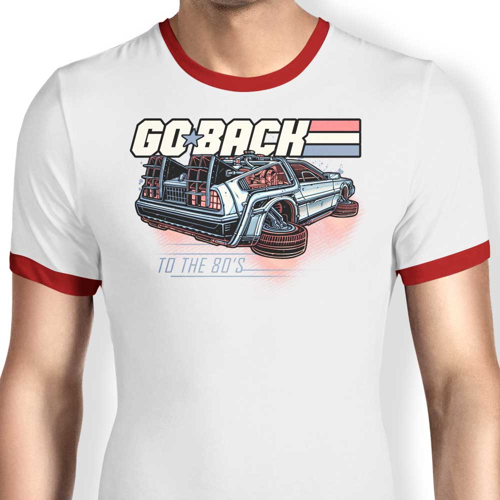 Back to the 80's - Ringer T-Shirt Hoodie, Sweatshirt | CiraTrend.com (Image 3)