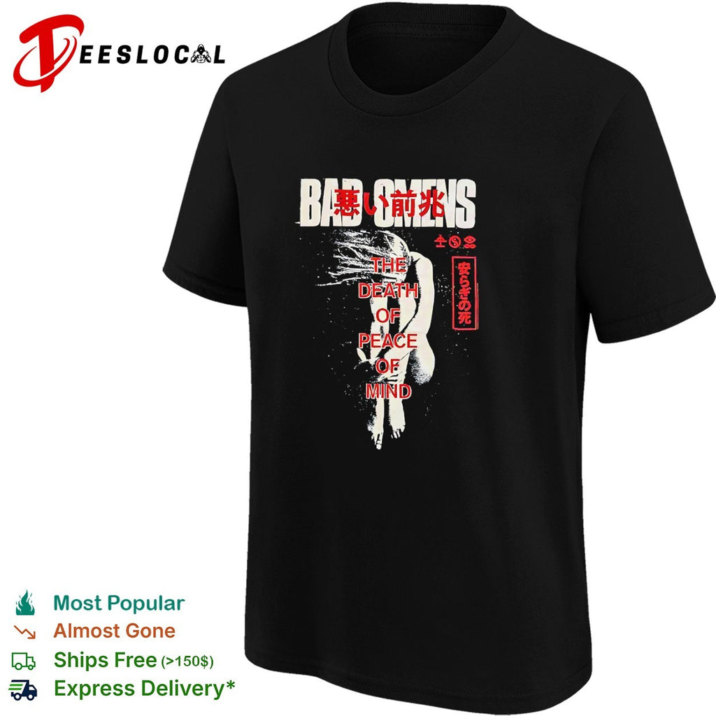 Bad Omens The Death of Peace of Mind girl silhouette shirt