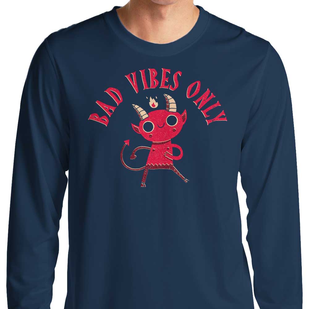 Bad Vibes Only - Long Sleeve T-Shirt Hoodie, Sweatshirt | CiraTrend.com (Image 3)
