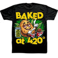 Baked 420 Graphic T-Shirt, Baked at 420 T-Shirt, Gifts Menswear Top Hoodie, Sweatshirt | CiraTrend.com