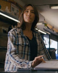 Ballard S01 Maggie Q Plaid Shirt Hoodie, Sweatshirt | CiraTrend.com (Image 1)