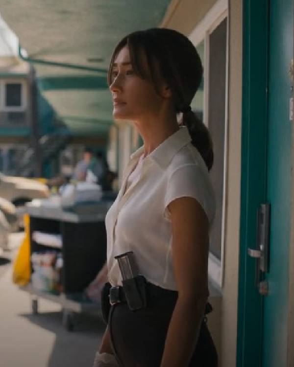 Ballard S01 Maggie Q White Shirt Hoodie, Sweatshirt | CiraTrend.com (Image 1)