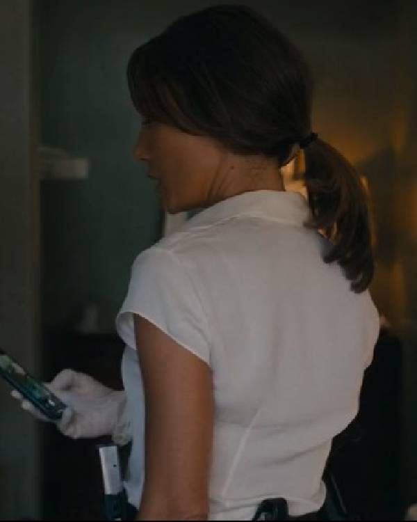 Ballard S01 Maggie Q White Shirt Hoodie, Sweatshirt | CiraTrend.com (Image 2)