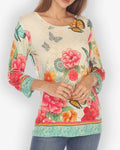 Ballard S01 Rebecca Field Floral Shirt Hoodie, Sweatshirt | CiraTrend.com (Image 1)